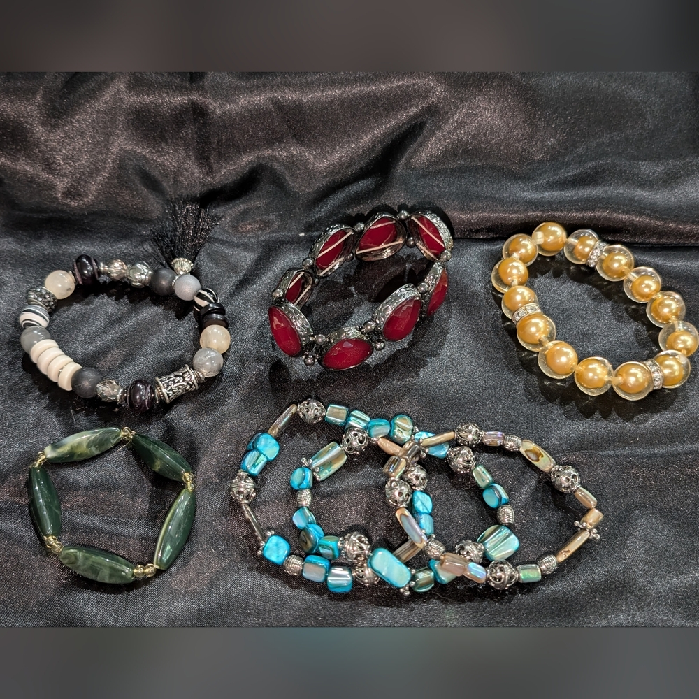 Variety of bracelets